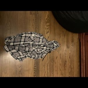 Flannel hoodie